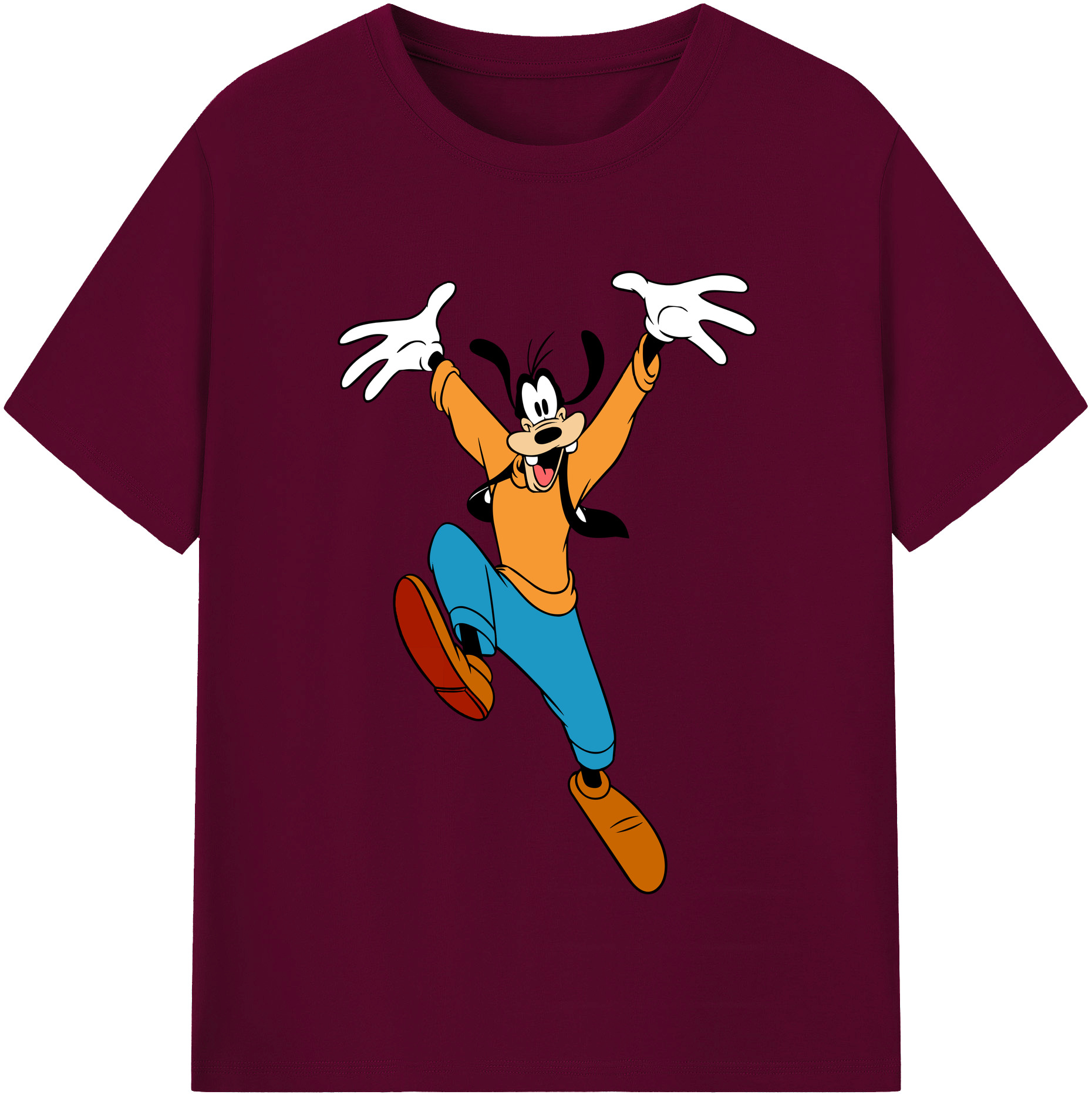 （画像用） ミッキーマウス Mickey Mouse レディースカジュアルプリントTシャツ（綿100％）